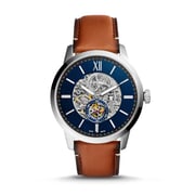 Fossil ME3154 Townsman 48mm Automatic Light Brown Leather Watch