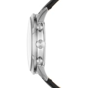 Fossil FS5396 44mm Townsman Chronograph Black Leather Watch