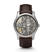 Fossil ME1098 Mechanical Twist Brown Leather Watch