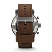 Fossil JR1424 Nate Chronograph Brown Leather Watch