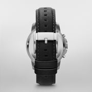 Fossil FS4812 Grant Chronograph Black Leather Watch