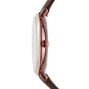 Fossil ES4099 Jacqueline Three-Hand Date Wine Leather Watch