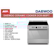 Daewoo 5 Ceramic Hob Cooker DCR-965PT