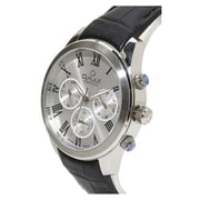 Omax PG10P62I Mens Multifunction Leather Watch
