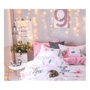 Deals For Less Floral Pastel Single 4 pieces Comforter Set