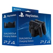 Sony PlayStation 4 DUALSHOCK 4 Black Controller + Dual Charging Station