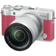 Fujifilm X-A3 Mirrorless Digital Camera Pink With XC 16-50mm Lens