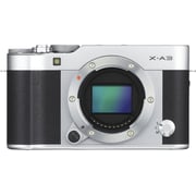 Fujifilm X-A3 Mirrorless Digital Camera Silver With XC 16-50mm Lens