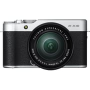 Fujifilm X-A10 Mirrorless Digital Camera Silver With XC 16-50mm Lens