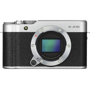 Fujifilm X-A10 Mirrorless Digital Camera Silver With XC 16-50mm Lens