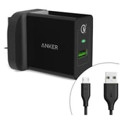 Anker 2 Port USB Wall Charger Black - A2021K11