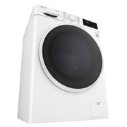 LG Front Load Washer & Dryer 8 kg washer 5 kg dryer F4J6TMP0W, 6 Motion Direct Drive, Add Item, Smart Diagnosis™