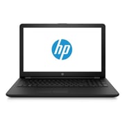 HP 15-BS154NE Laptop - Core i3 2GHz 4GB 500GB Shared Win10 15.6inch HD Black