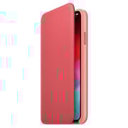 Apple Leather Folio Case Peony Pink For iPhone XS