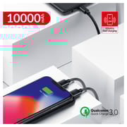 Trands TRPB1309 Fast charging Wireless Power Bank 10000mAh Quick Charge 3.0
