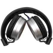 Eklasse Wired Headphone Silver Ear-Cap With Gold Rim