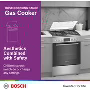 Bosch 4 Gas Burners Cooker HXQ38AE50M