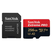سانديسك SDSQXCZ-256G-GN6MA إكستريمMicroSDXC برو256GB+محول SD