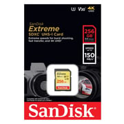 بطاقة سانديسك SDSDXV5-256G-غنسين إكستريم 256 جيجابايات SDXC