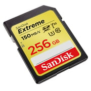 بطاقة سانديسك SDSDXV5-256G-غنسين إكستريم 256 جيجابايات SDXC