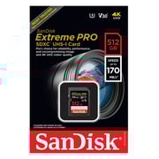 Sandisk SDSDXXY-512G-GN4IN Extreme Pro SDXC Card 512GB