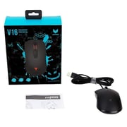 Rapoo V16 Optical Wired Gaming Mouse Black