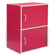 Delma 2 Tier Storage Shelf Magenta