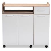 AtoZ Furniture KS-991495-1 Charmain Kitchen Cabinet Kitchen Storage Cabinet