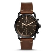 Fossil FS5403 Mens Watch - Commuter Chronograph Brown Leather