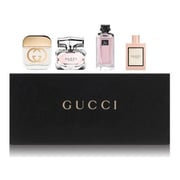 Gucci Gift Set For Women (Bloom 5ml EDP + Bamboo 5ml EDP + Guilty 5ml EDT + Gorgeous Gardenia 5ml EDT)