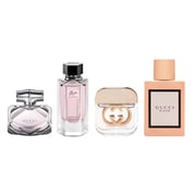 Gucci Gift Set For Women (Bloom 5ml EDP + Bamboo 5ml EDP + Guilty 5ml EDT + Gorgeous Gardenia 5ml EDT)