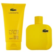 Lacoste Jaune Optimistic Gift Set For Men (Lacoste Jaune Optimistic 100ml EDT + 150ml Shower Gel)