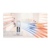 Dyson Pure Hot & Cool Purifying Heater + Fan White/Silver - HP04 - Middle East Version