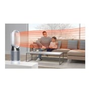 Dyson Pure Hot & Cool Purifying Heater + Fan White/Silver - HP04 - Middle East Version