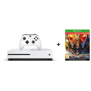 Microsoft Xbox One S Gaming Console 1TB White + Anthem Legion of Dawn Edition DLC Game