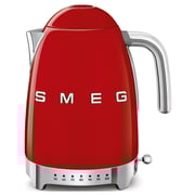 Smeg Kettle 1.7 Litres Variable Temperature Red KLF04RDUK