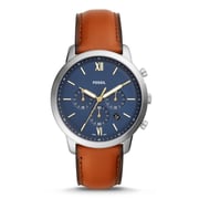 Fossil FS5453 Neutra Chronograph Brown Leather Watch