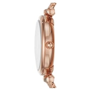 Fossil ES4443SET Carlie Mini Three-Hand Rose Gold-Tone Stainless Steel Watch And Bracelet Ladies Watch Gift Set