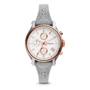 Fossil ES4045 Original Boyfriend Sport Chronograph Iron Leather Ladies Watch