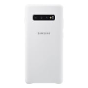 Samsung Silicon Cover White For Galaxy S10 Plus