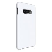 Samsung Silicon Cover White For Galaxy S10 Plus