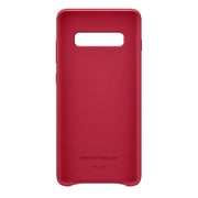 Samsung Leather Case Red For Galaxy S10 Plus