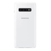 Samsung Clear View Flip Case White For Galaxy S10 Plus
