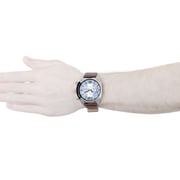 Diesel DZ4340 Overflow dark brown leather with a stainless steel Mens Watch