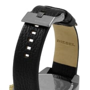 Diesel DZ4375 Overflow Burnished leather Black Mens Watch