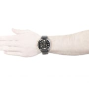 Diesel DZ4375 Overflow Burnished leather Black Mens Watch