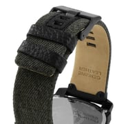 Diesel DZ7358 Machinus 4 Timezone Dial Black Fabric Strap Mens Watch