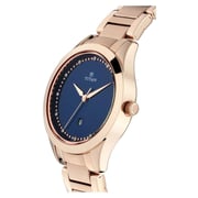 Titan 2570WM05 Sparkle Blue Dial Analog Date Function Watch For Ladies