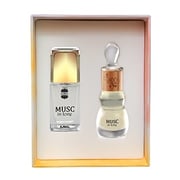 عطر أجمل مسك إن لاف للجنسين أو دي بارفان 14 مل + زيت عطر مُركََز 12 مل