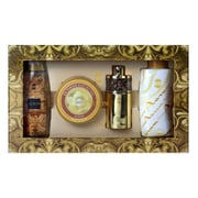 Ajmal Aurum Gift Set For Women (Aurum Spray 75ml EDP + 200g Body Butter + 200ml Shower Gel + 100g Aurum Powder)